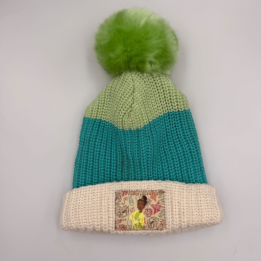 Disney Parks Love Your Melon Tiana Princess & the Frog Beanie TODDLER SIZE Pom - Picture 2 of 9